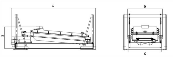BZSJ平面回轉篩安裝簡圖-河南振江機械
